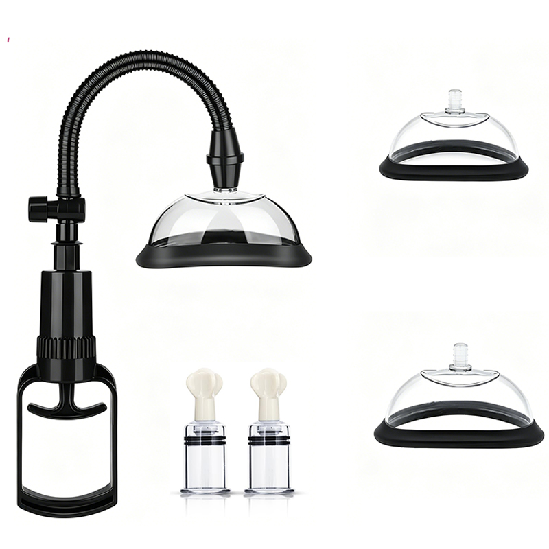 Breast Pump - เครื่องปั๊มกระตุ้นช่องคลอดสำหรับผู้ใหญ่ เครื่องนวดหน้าอก เครื่องดูดกระตุ้นหน้าอกและช่องคลอด ถ้วยดูดกระตุ้นคลิตอริส ของเล่นทางเพศสำหรับผู้หญิง