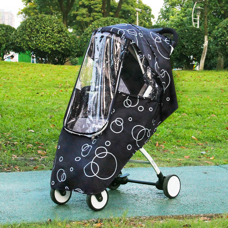 Stroller Rain Cover - ผ้าคลุมรถเข็นเด็กอเนกประสงค์ ป้องกันฝน ป้องกันลม สำหรับเด็กแรกเกิด อุปกรณ์เสริมรถเข็นเด็ก