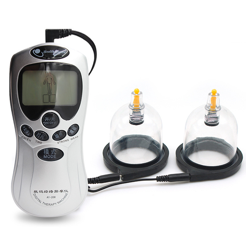 Breast Pump - ถ้วยคู่หน้าอก Electro Sex Nipple Sucker สูญญากาศปั๊มหัวนมกระตุ้นเพศของเล่นสำหรับหญิง