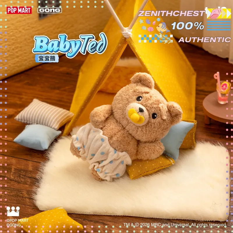POPMART GONG Baby Ted ตุ๊กตาหม - Baby Products Teddy Bear บทวิจารณ์และราคา