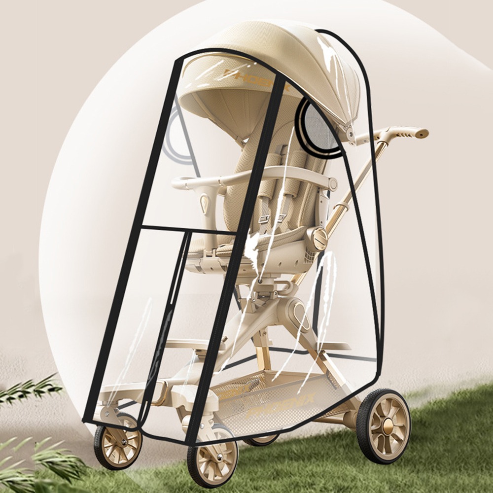 ผ้าคลุมรถเข็นเด็กแบบใส กันฝน ก - Stroller Rain Cover บทวิจารณ์และราคา