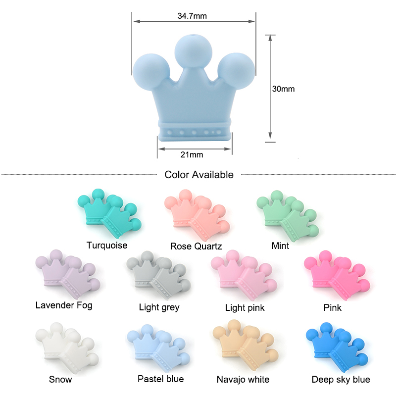 ขายร้อน 10 ชิ้น/ล็อตซิลิโคนมงก - Baby Products Discount บทวิจารณ์และราคา