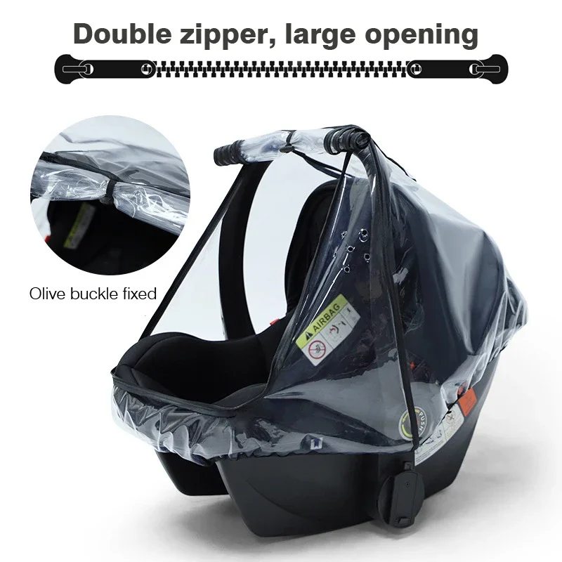 ตะกร้ารถเข็นเด็ก ผ้าคลุมกันฝน  - Stroller Rain Cover บทวิจารณ์และราคา