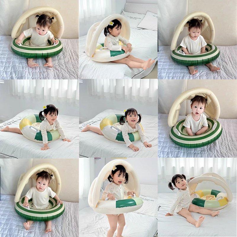 แหวนว่ายน้ําเด็กความปลอดภัยกาง - Baby Swimming Floater บทวิจารณ์และราคา