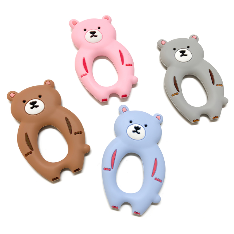 ยางกัดรูปหมีซิลิโคน 1 ชิ้น ของ - Baby Products Photos บทวิจารณ์และราคา