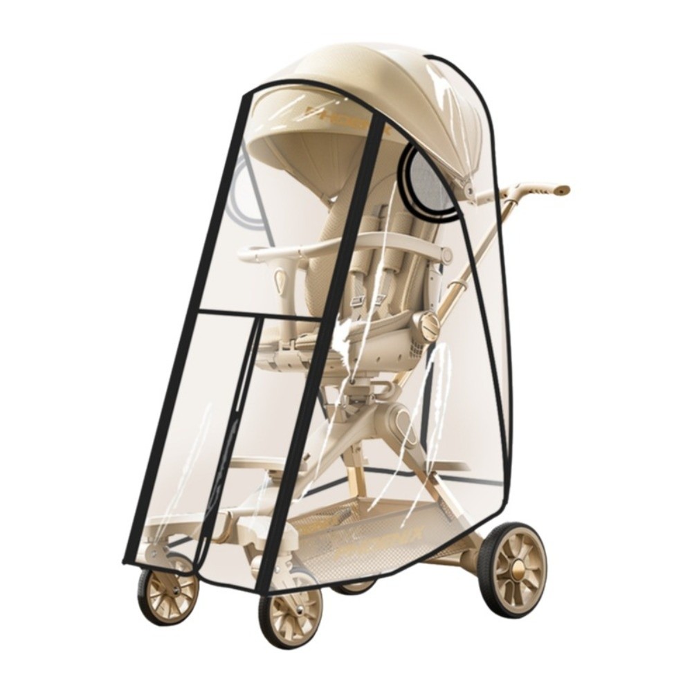 ผ้าคลุมรถเข็นเด็กแบบใส กันฝน ก - Stroller Rain Cover บทวิจารณ์และราคา