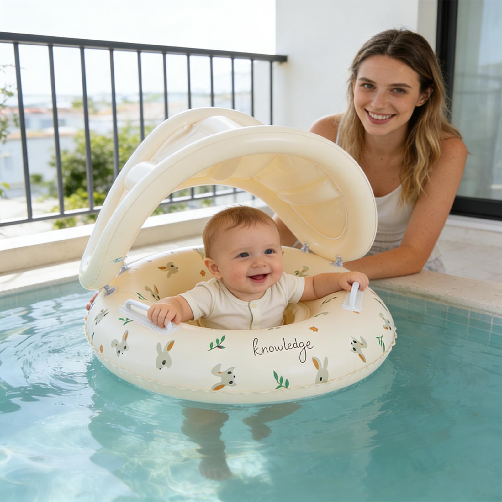 ห่วงยางว่ายน้ำเด็ก ห่วงยางเป่า - Baby Swimming Floater บทวิจารณ์และราคา
