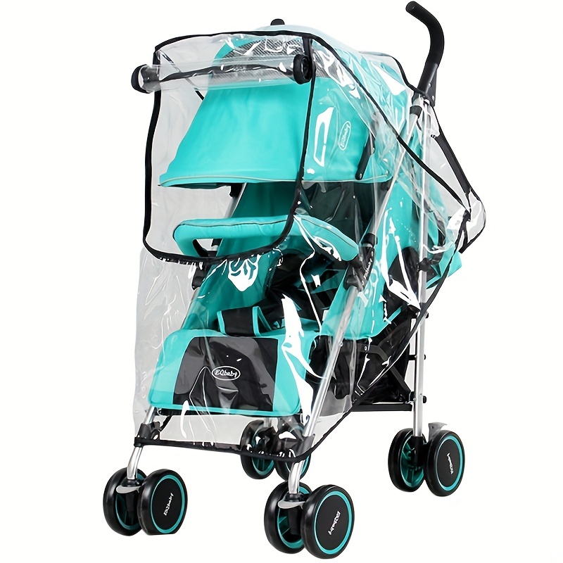 ผ้าคลุมรถเข็นเด็กแบบพกพา 1 ชิ้ - Stroller Rain Cover บทวิจารณ์และราคา