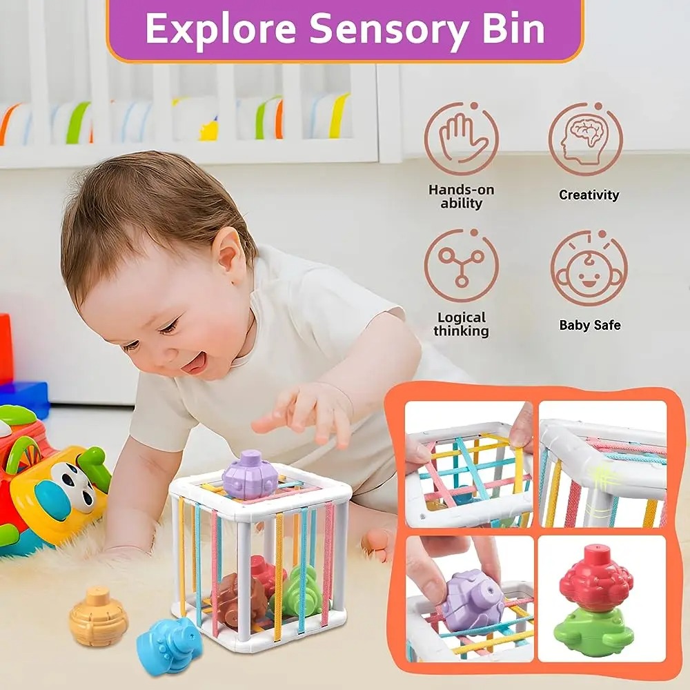 ลูกบาศก์เรียงรูปทรงมอนเตสซอรี่ - Baby Products Toys บทวิจารณ์และราคา