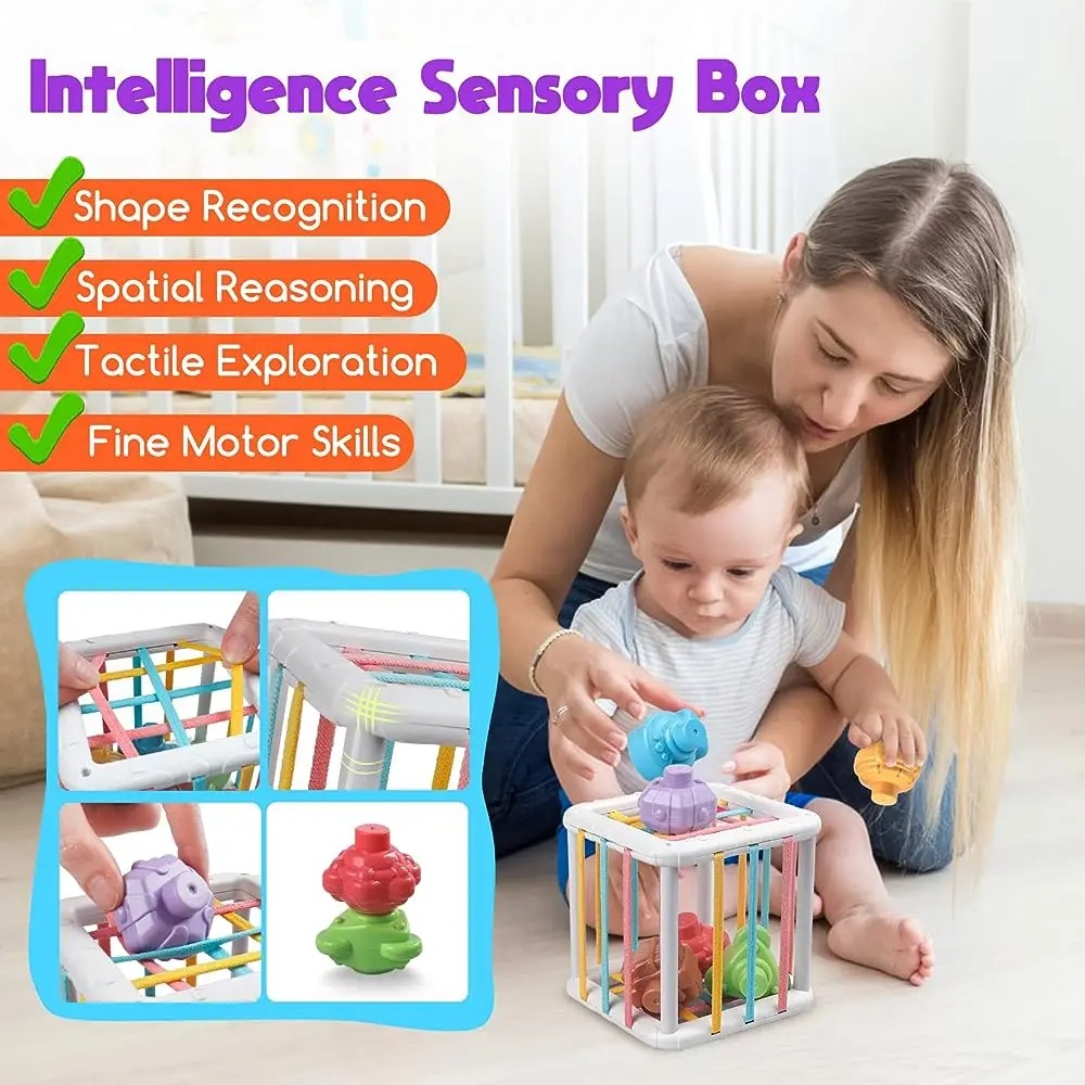 ลูกบาศก์เรียงรูปทรงมอนเตสซอรี่ - Baby Products Toys บทวิจารณ์และราคา