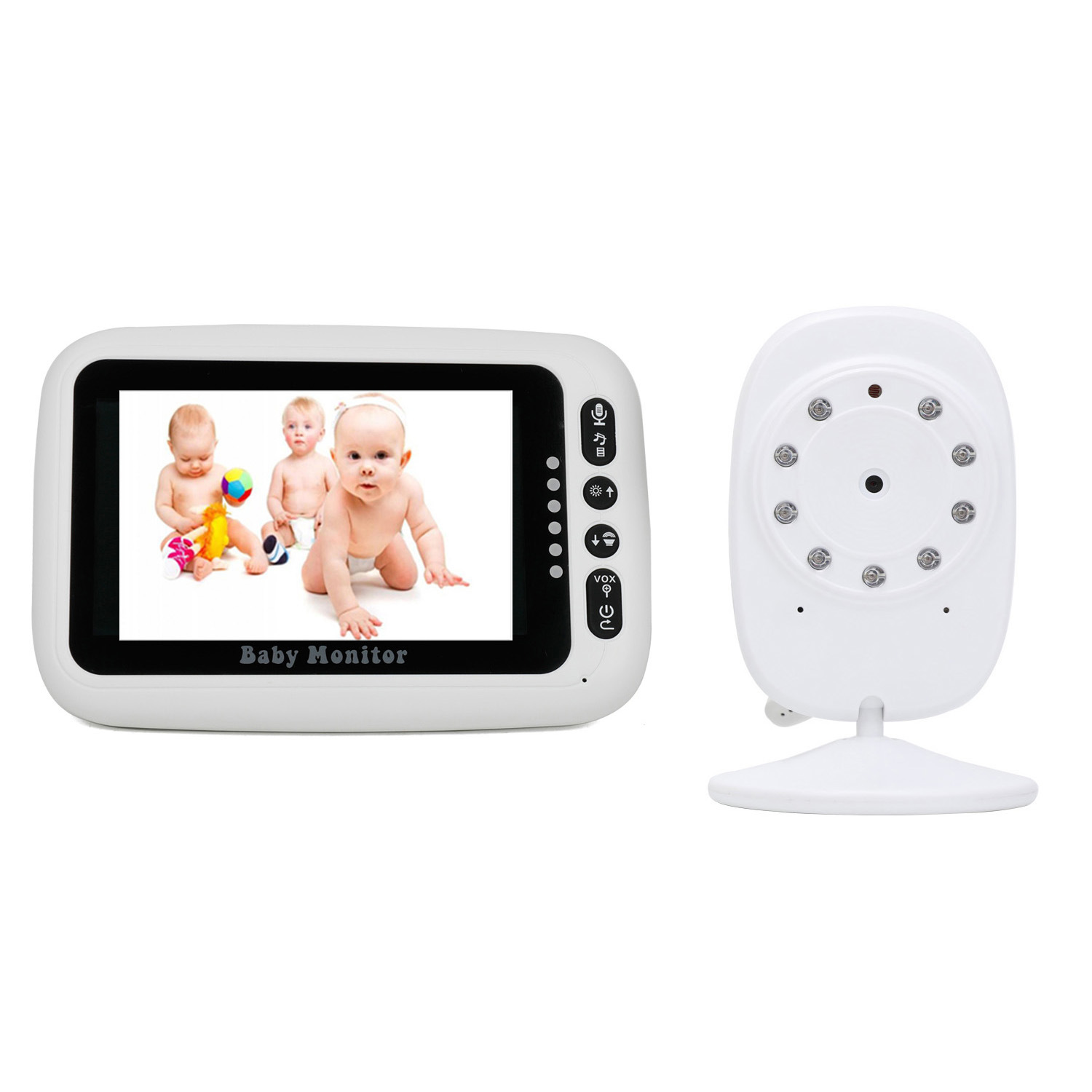 หน้าจอ LCD ขนาด 4.3 นิ้ว กล้อง - Wireless Baby Monitor บทวิจารณ์และราคา