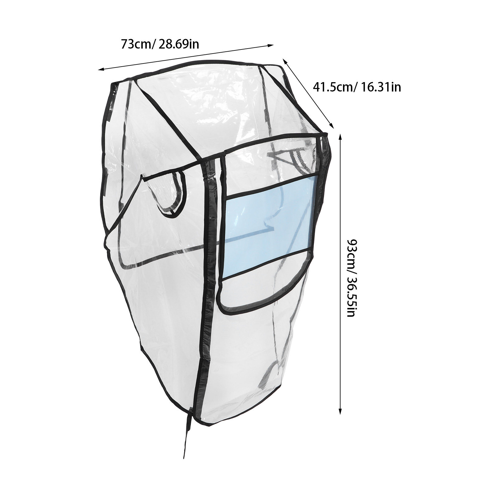 ผ้าคลุมรถเข็นเด็กแบบใสกันน้ำ ก - Stroller Rain Cover บทวิจารณ์และราคา