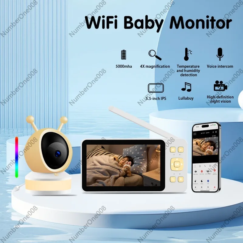 จอภาพเด็กแบบ HD ขนาด 5 นิ้ว, ก - Wireless Baby Monitor บทวิจารณ์และราคา