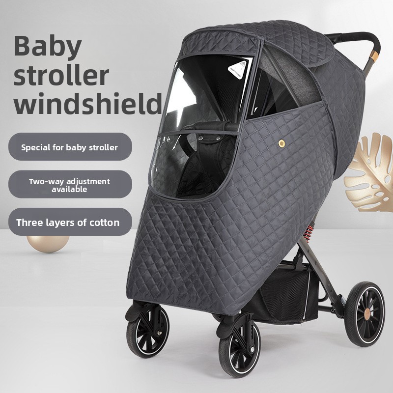 ผ้าคลุมรถเข็นเด็กอเนกประสงค์:  - Stroller Rain Cover บทวิจารณ์และราคา