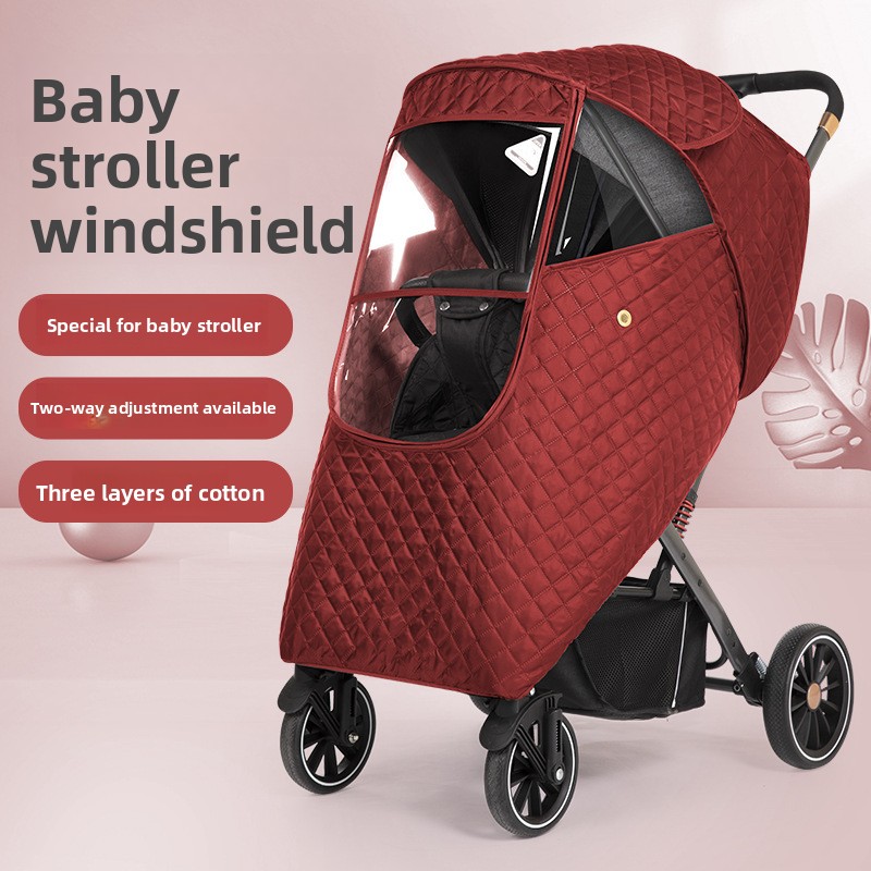 ผ้าคลุมรถเข็นเด็กอเนกประสงค์:  - Stroller Rain Cover บทวิจารณ์และราคา