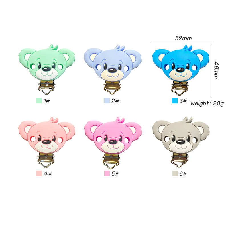 คลิปจุกนมหลอกซิลิโคนรูปหมี 3 ช - Baby Products Photos บทวิจารณ์และราคา