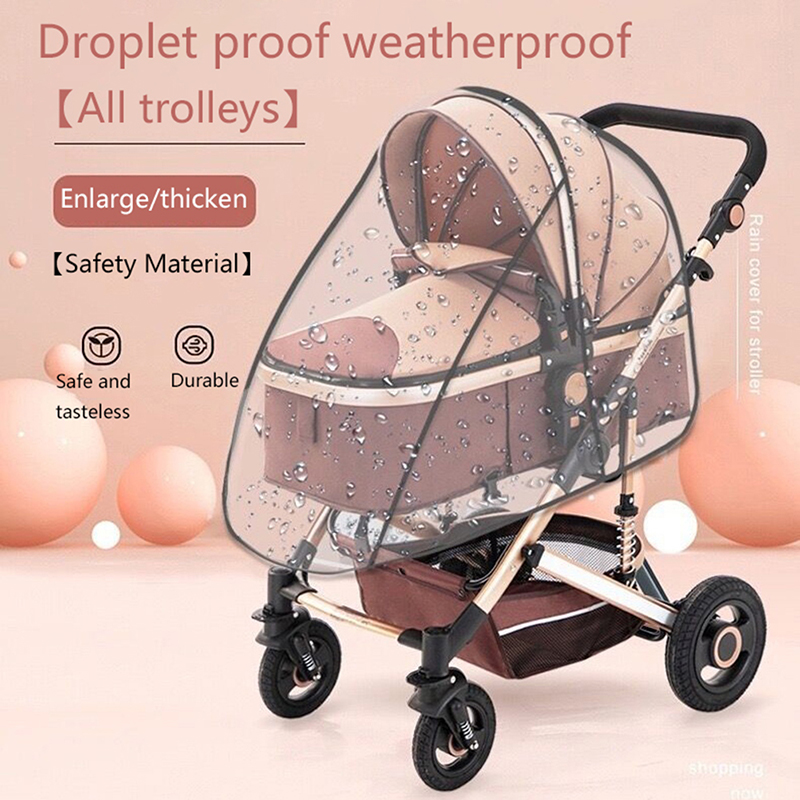 ผ้าคลุมรถเข็นเด็กกันฝน ผ้าคลุม - Stroller Rain Cover บทวิจารณ์และราคา