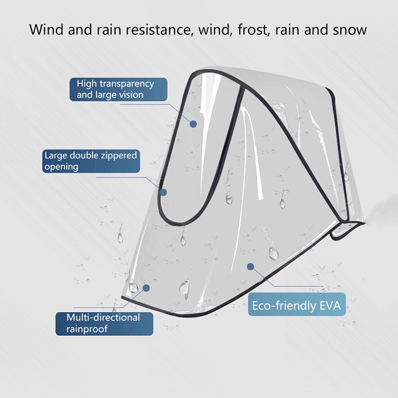 ผ้าคลุมรถเข็นเด็กกันฝน ผ้าคลุม - Stroller Rain Cover บทวิจารณ์และราคา