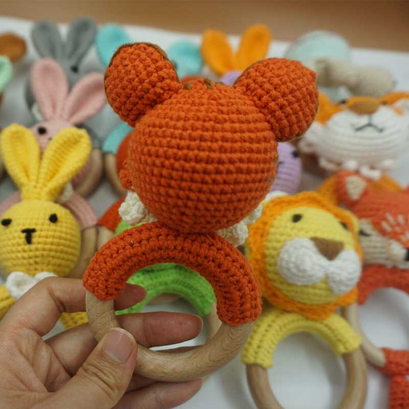 1PC กระต่ายเสือสิงโตโครเชต์ Ra - Baby Products Photos บทวิจารณ์และราคา